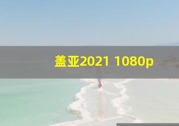 盖亚2021 1080p